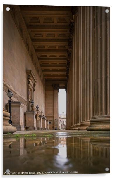 Classical architecture Acrylic by Helen Jones
