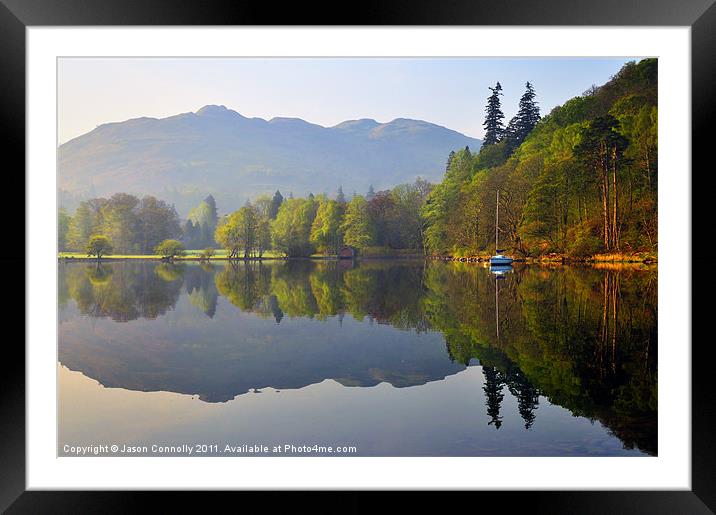 Ullswater Reflections Framed Mounted Print by Jason Connolly