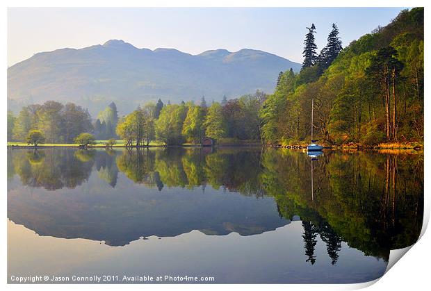 Ullswater Reflections Print by Jason Connolly