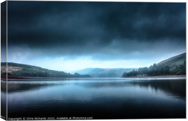 Pontsticill Reservoir Canvas Print by Chris Richards