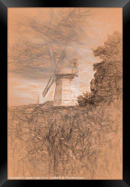 Upminster Windmill da Vinci Framed Print by David Pyatt