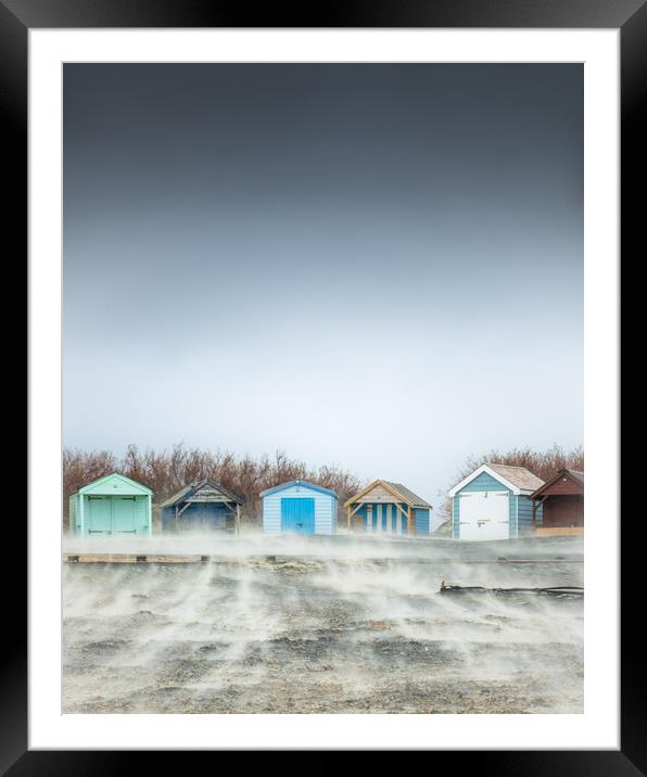 Sandstorm, West Wittering Framed Mounted Print by Mark Jones
