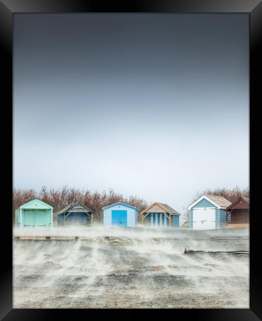 Sandstorm, West Wittering Framed Print by Mark Jones