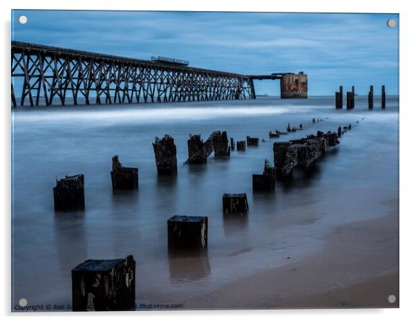 Steetly Pier Acrylic by Ron Sayer