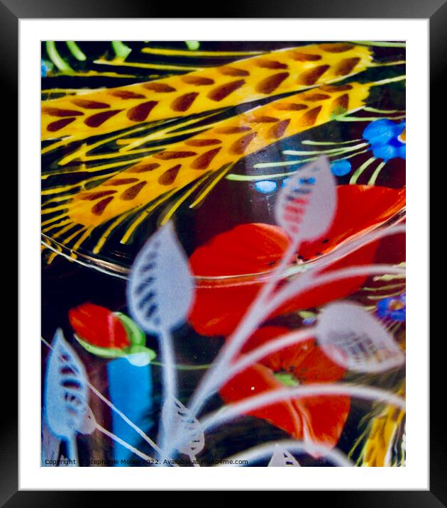 Abstract 109 Framed Mounted Print by Stephanie Moore