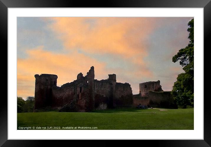 BOTHWELL CASTLE Framed Mounted Print by dale rys (LP)