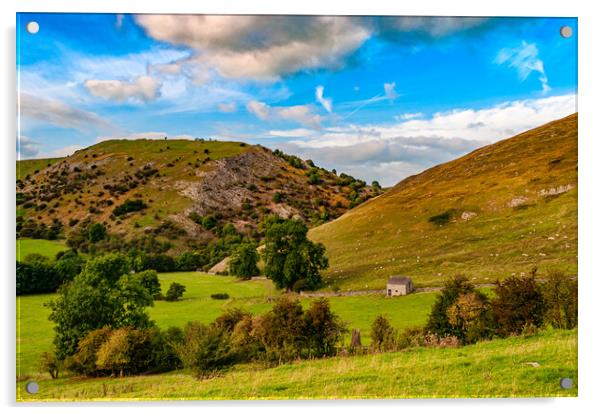 Peak District Landscape Acrylic by Gerry Walden LRPS