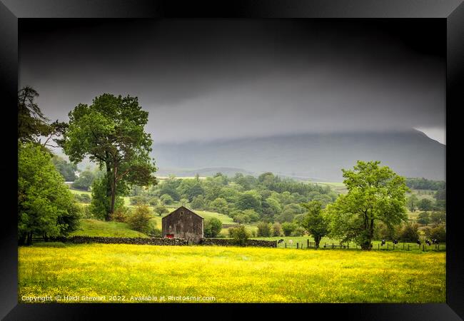 Lake District Landscape Framed Print by Heidi Stewart