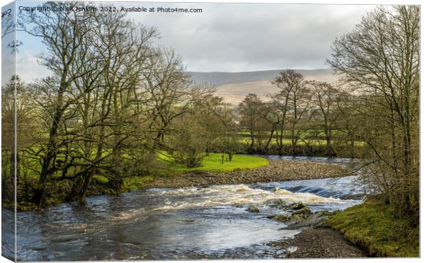 River Rawthey at Sedbergh Cumbria Canvas Print by Nick Jenkins