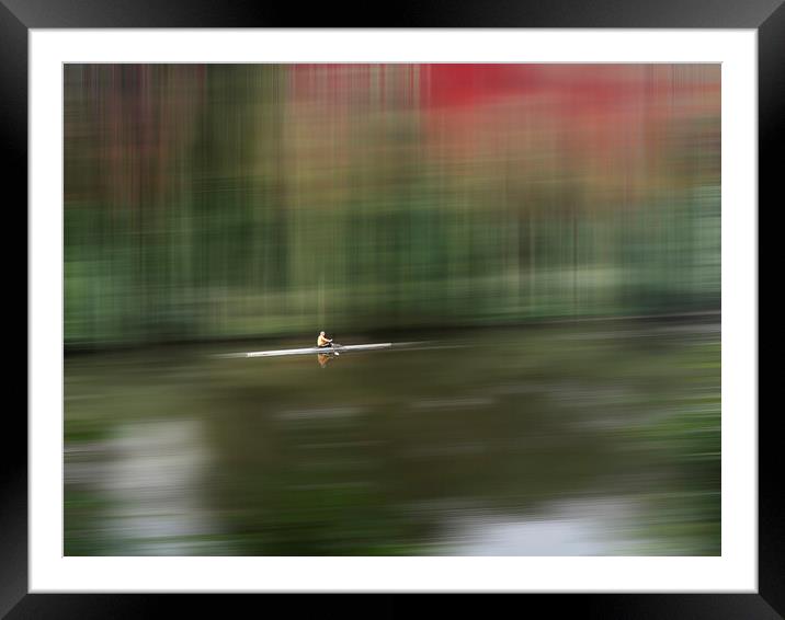 Fluid Motion Framed Mounted Print by David Owen