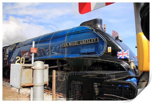 Sir Nigel Gresley Print by Stephen Hamer