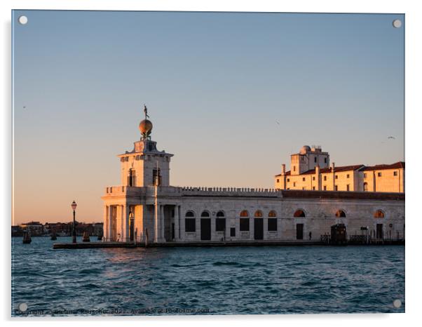 Punta della Dogana Building in Venice, Italy Acrylic by Dietmar Rauscher