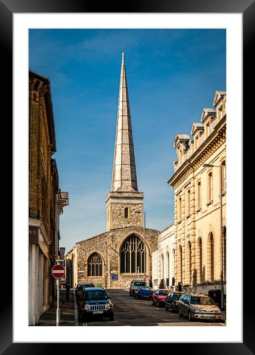 St. Michael the Archangel Church, Southampton Framed Mounted Print by Gerry Walden LRPS