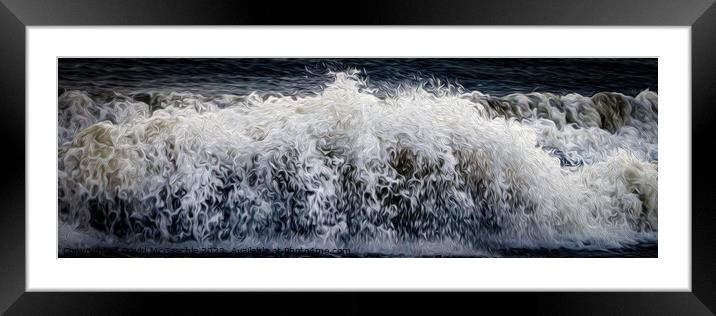 Capturing the Fury Framed Mounted Print by David McGeachie