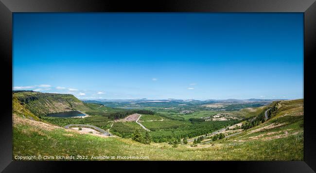 Rhigos Viewpoint Framed Print by Chris Richards