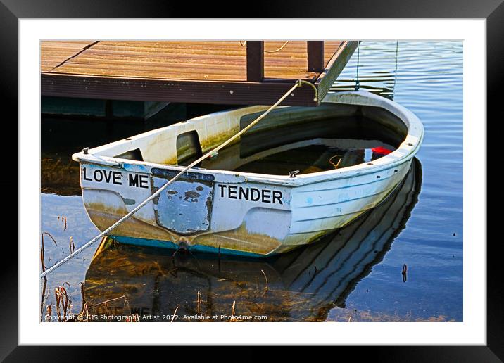 Love Me Tender Sinking Framed Mounted Print by GJS Photography Artist