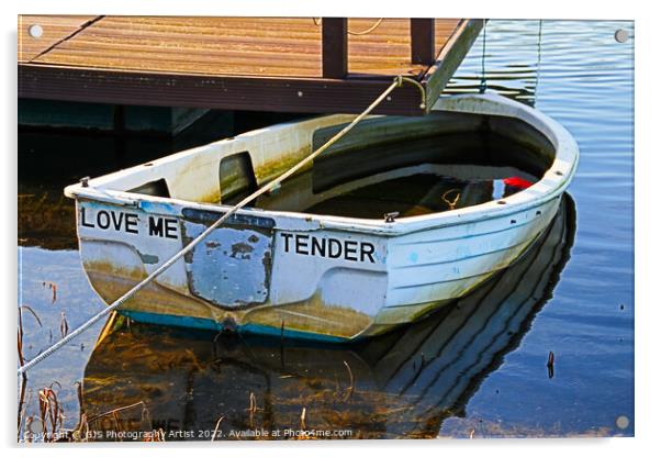 Love Me Tender Sinking Acrylic by GJS Photography Artist