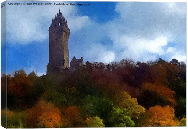 wallace monument  Canvas Print by dale rys (LP)