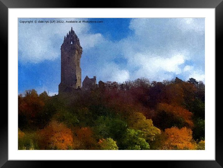 wallace monument  Framed Mounted Print by dale rys (LP)
