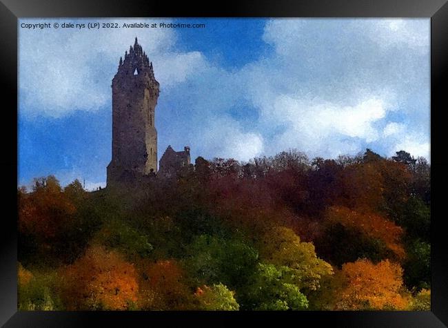 wallace monument  Framed Print by dale rys (LP)