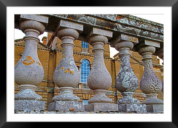 Stone Ballastrade in Different Ware Framed Mounted Print by GJS Photography Artist