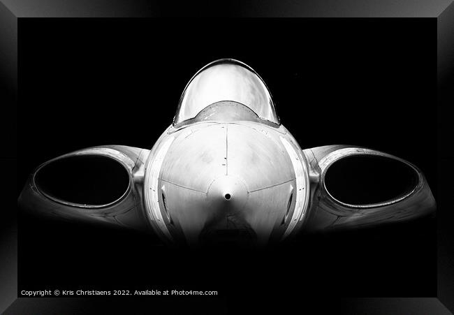Saab 35 Draken Framed Print by Kris Christiaens