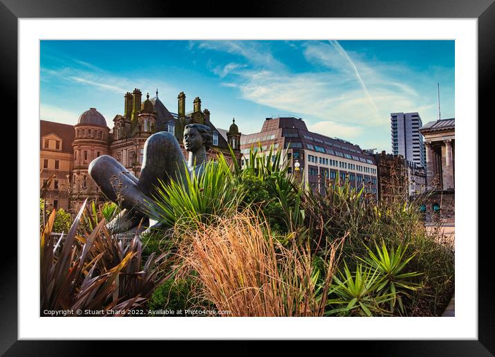 Victoria square Birmingham Framed Mounted Print by Travel and Pixels 