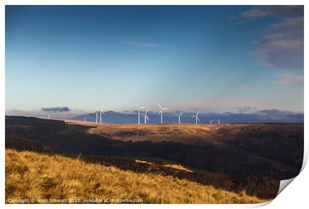 Wind Power  Print by Heidi Stewart