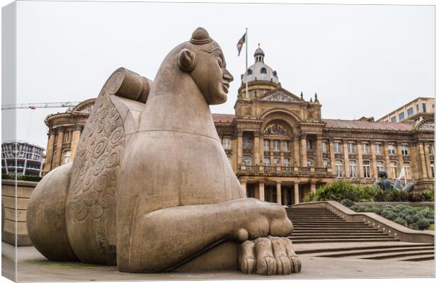 Guardian statue in Victoria Square Canvas Print by Jason Wells