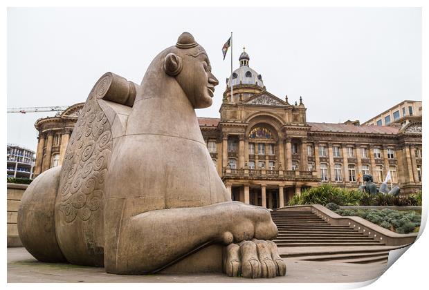Guardian statue in Victoria Square Print by Jason Wells