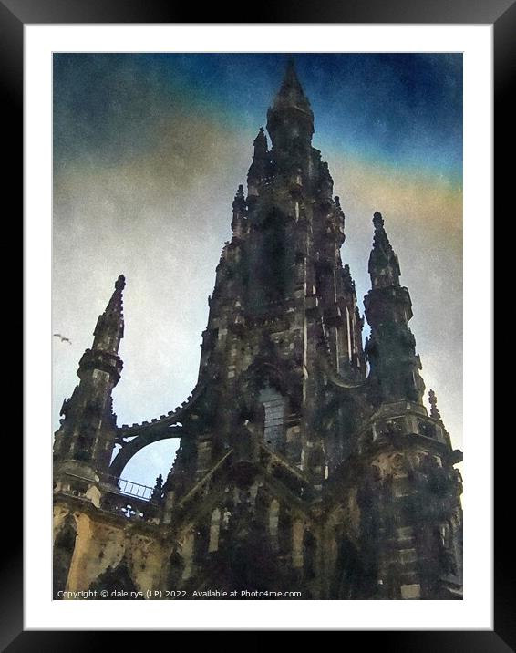 sir walter scott monument Framed Mounted Print by dale rys (LP)