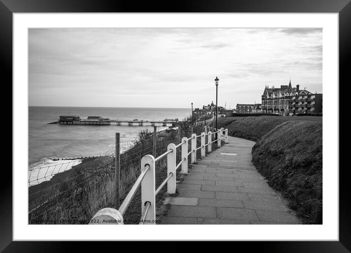 The seaside town of Cromer, North Norfolk Framed Mounted Print by Chris Yaxley