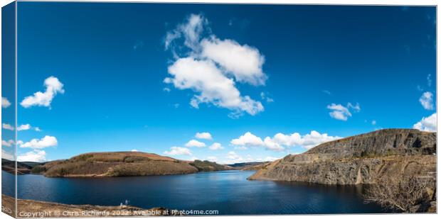 Selfies at Llyn Brianne Canvas Print by Chris Richards