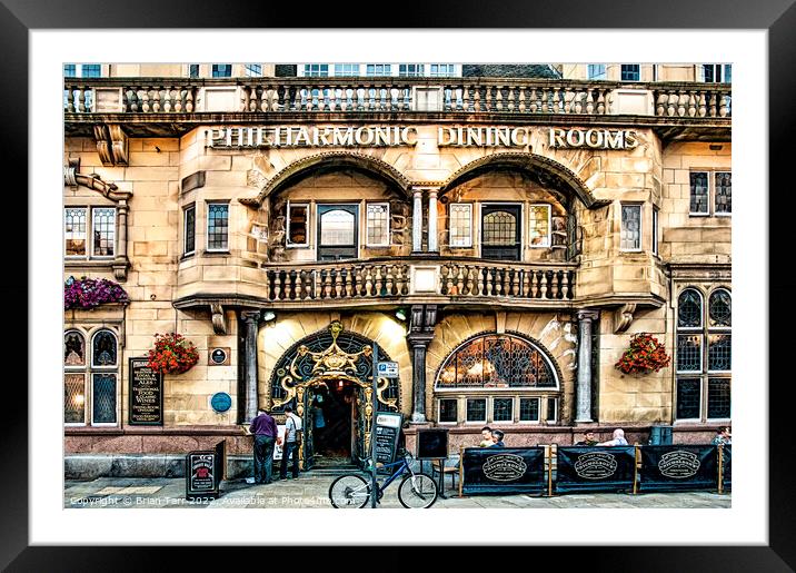 The Philharmonic Pub in Liverpool  Framed Mounted Print by Brian Tarr