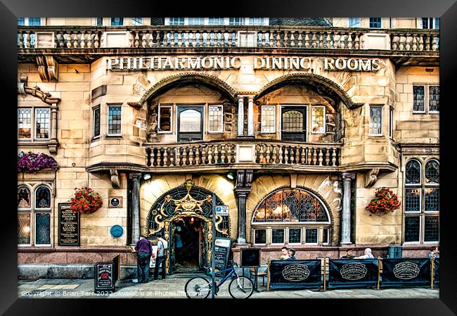 The Philharmonic Pub in Liverpool  Framed Print by Brian Tarr