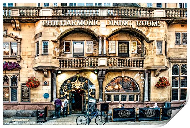 The Philharmonic Pub in Liverpool  Print by Brian Tarr
