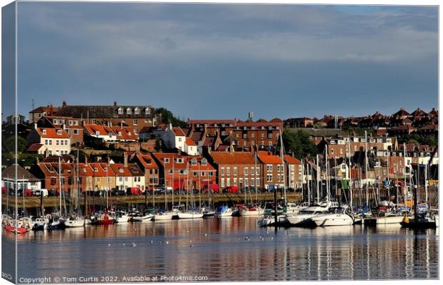 River Esk Whitby North Yorkshire Canvas Print by Tom Curtis