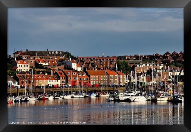 River Esk Whitby North Yorkshire Framed Print by Tom Curtis