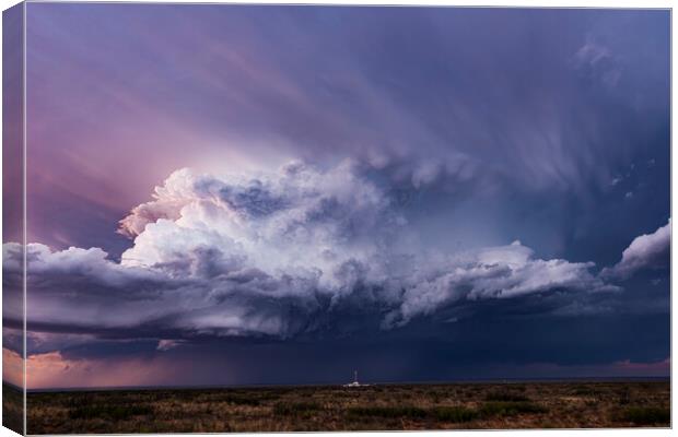 Chihuahuan Supercell Canvas Print by John Finney