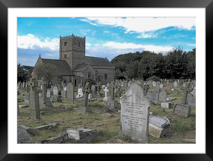 St Andrews church Framed Mounted Print by Rory Hailes