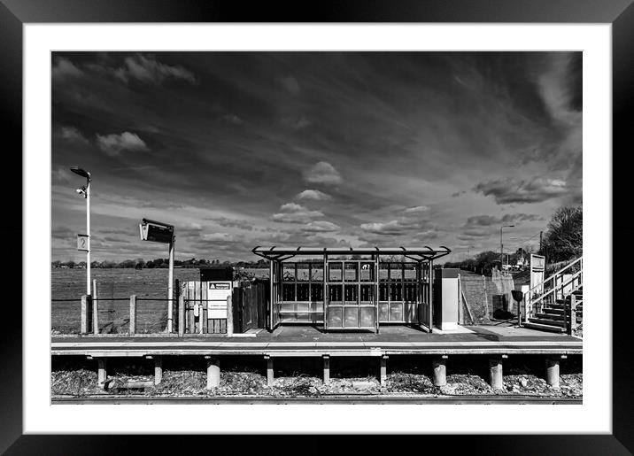 No train today Framed Mounted Print by Gerry Walden LRPS