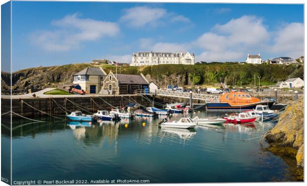 Portpatrick Harbour Dumfries and Galloway Scotland Canvas Print by Pearl Bucknall