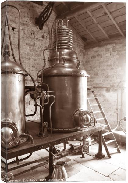 Historic Copper Distillation Still Canvas Print by Imladris 