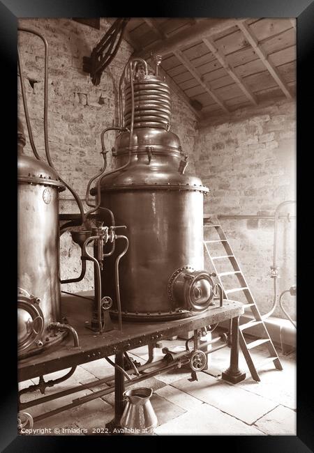 Historic Copper Distillation Still Framed Print by Imladris 