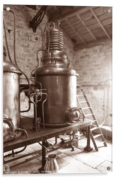 Historic Copper Distillation Still Acrylic by Imladris 