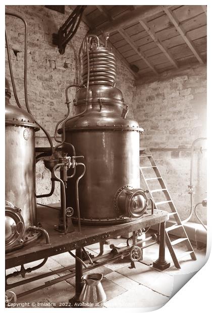 Historic Copper Distillation Still Print by Imladris 
