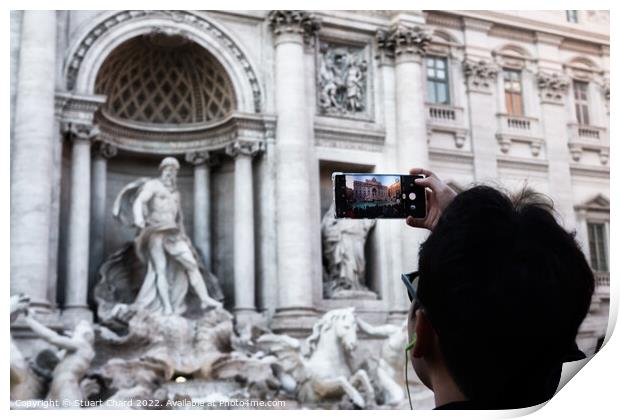 Trevi Fountain Rome  Print by Travel and Pixels 