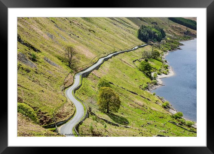 The Road to Mardale Head Framed Mounted Print by Keith Douglas