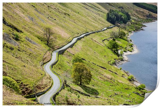 The Road to Mardale Head Print by Keith Douglas