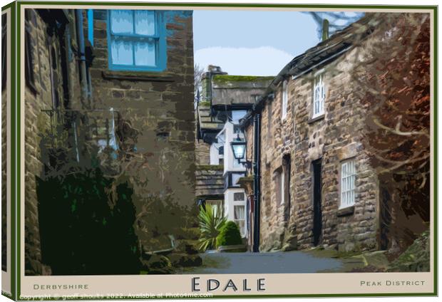 Edale Canvas Print by geoff shoults